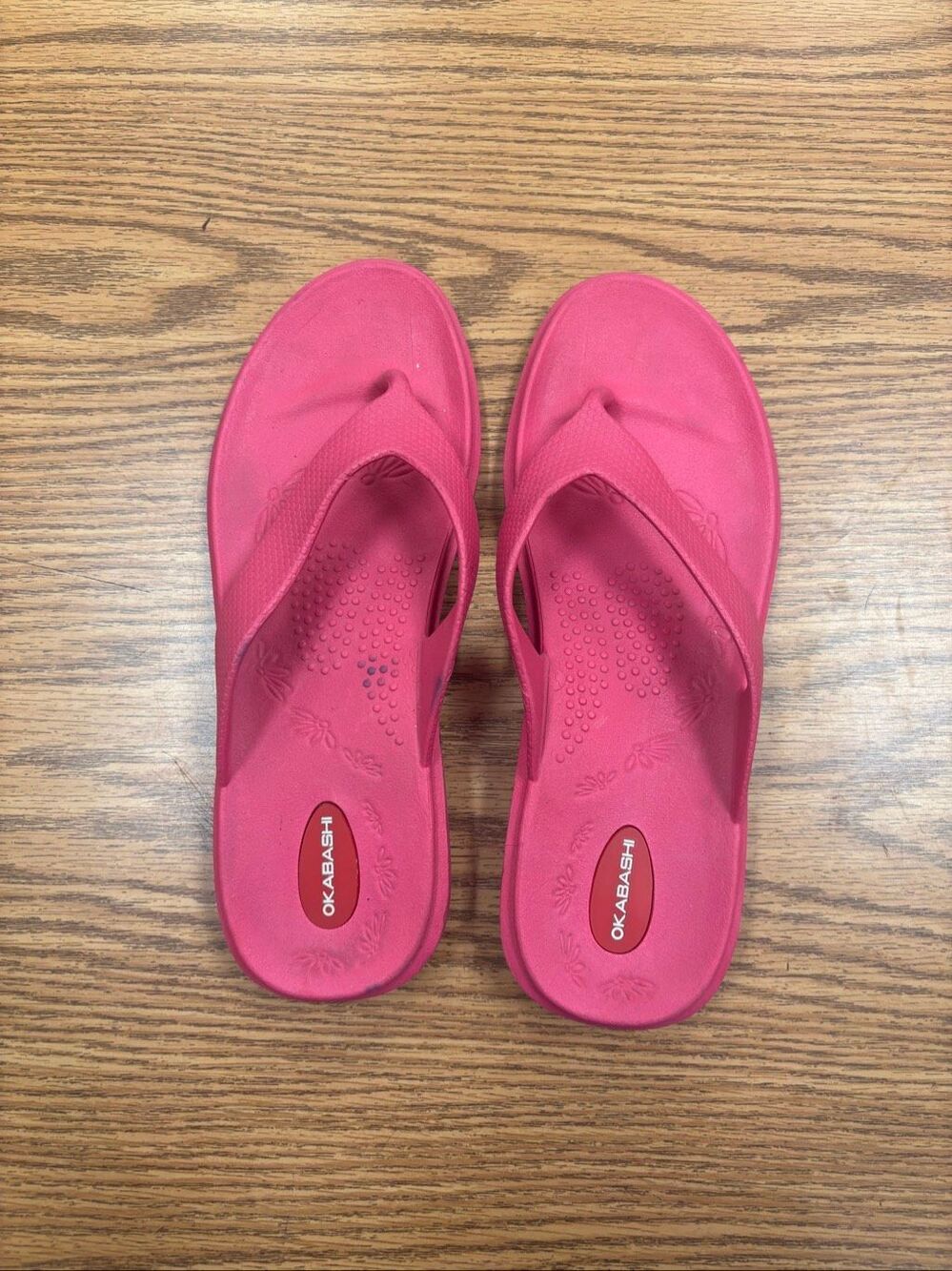  Okabashi women’s toe thong sandals/flipflops